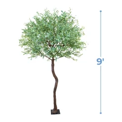 9ft Artificial Green Olive Leaf Tree, 19 Interchangeable Branches | ModTree™ Collection