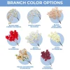 9ft Artificial Plumeria White Trunk Tree — White, 14 Interchangeable Branches | Customize for Weddings & Events | ModTree™ Collection