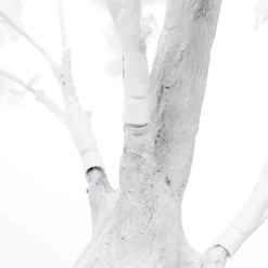 9ft Artificial Plumeria White Trunk Tree — White, 14 Interchangeable Branches | Customize for Weddings & Events | ModTree™ Collection