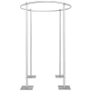 4 ft Fixed Round Column Cover/Drape Support - 2 Piece
