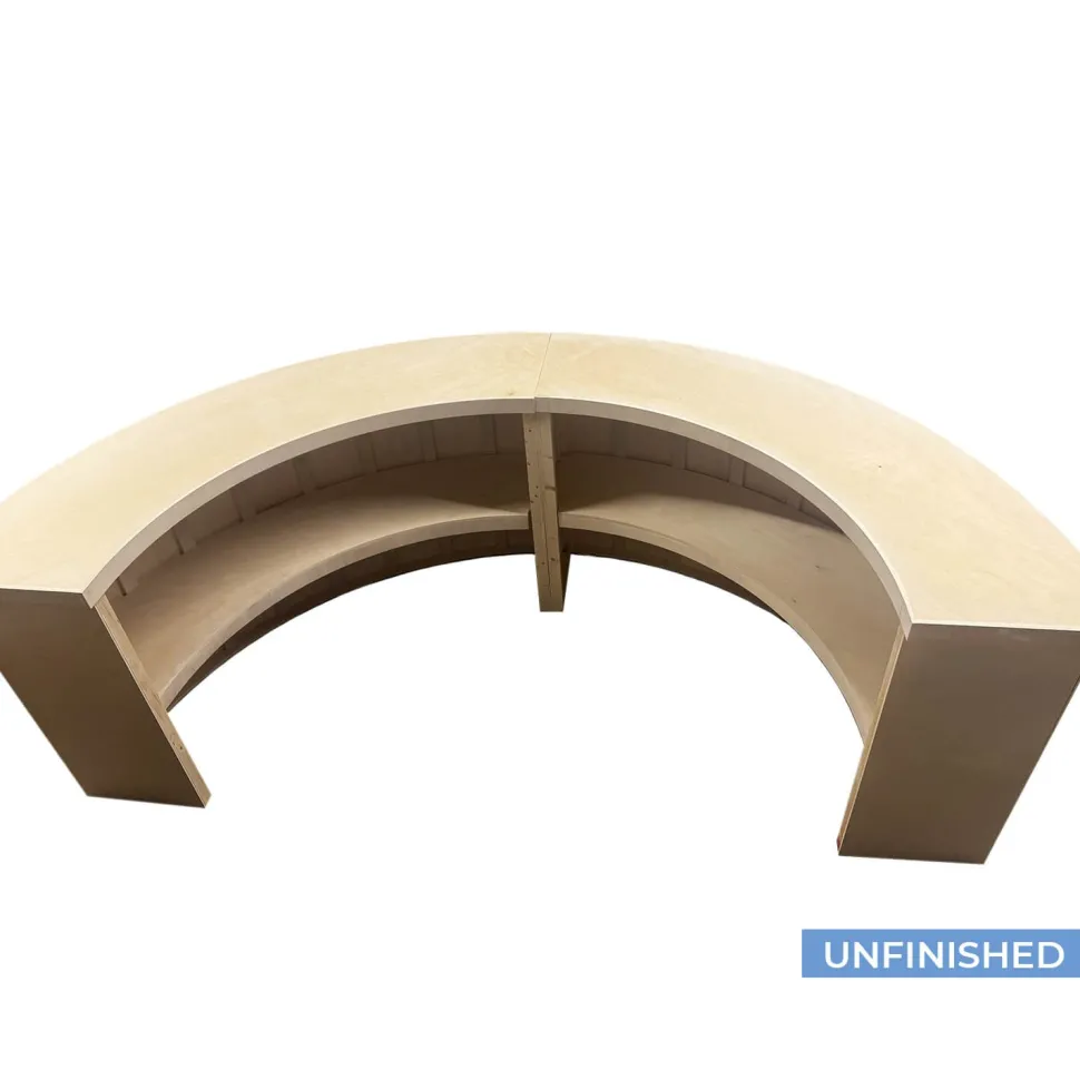 9ft Full Circle Round Collapsible Modular Bar - Select your Color & Finish