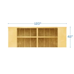 9ft Half Circle Round Collapsible Modular Bar - Select your Color & Finish