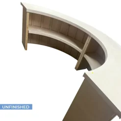 9ft Half Circle Round Collapsible Modular Bar - Select your Color & Finish