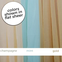 21ft 8-Panel Sheer Fabric Ceiling Draping in Assorted Colors