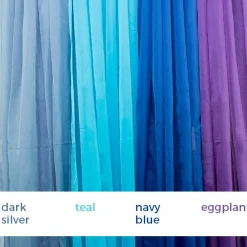 30ft 6-Panel Sheer Fabric Ceiling Draping in Assorted Colors