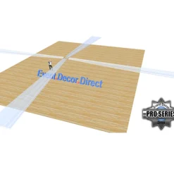 40ft 4-Panel Sheer Fabric Ceiling Draping in Assorted Colors