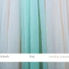 40ft 8-Panel Sheer Fabric Ceiling Draping in Assorted Colors