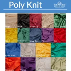 40ft Poly Knit Cloth Drape Panel w/ Sewn Rod Pocket (IFR) by Eastern Mills