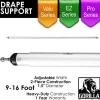 9-16ft Telescoping Drape Support w/ No Button Stops w/ Versatop™