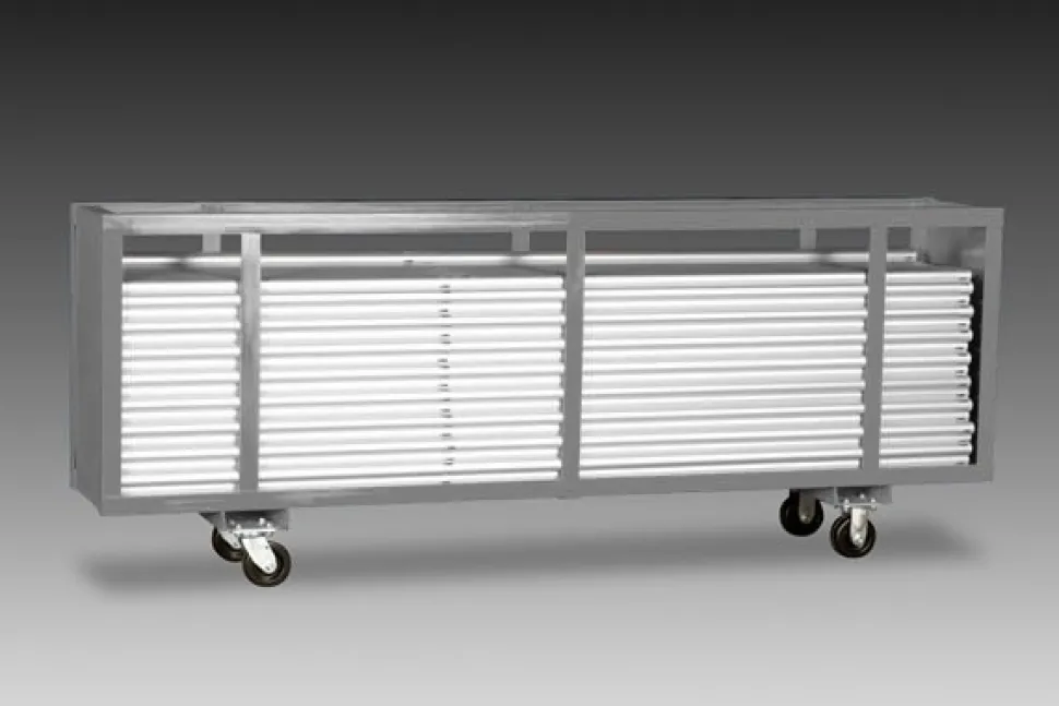 8ft Upright Cart - Holds 200 8ft Uprights
