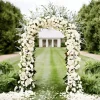 7ft White Metal Wedding Arch – Flower Frame Arbor Backdrop Stand