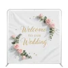 8ft W x 8ft H – Aluminum Pillowcase Backdrop Stand with Rounded Corners, Portable Display Frame for Photo Booths & Trade Shows