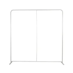 8ft W x 8ft H – Aluminum Pillowcase Backdrop Stand with Rounded Corners, Portable Display Frame for Photo Booths & Trade Shows