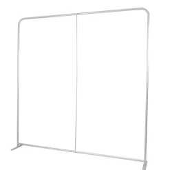 8ft W x 8ft H – Aluminum Pillowcase Backdrop Stand with Rounded Corners, Portable Display Frame for Photo Booths & Trade Shows
