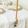 6ft W x 4ft H – Gold Metal Over-the-Table Rod Stand with Round Top Balloon & Floral Arch and Clamps