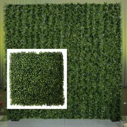 8ft x 12ft Portable Boxwood Greenery Backdrop Kit