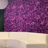 8ft x 8ft Portable Mixed Lavender/Purple Floral Backdrop Kit