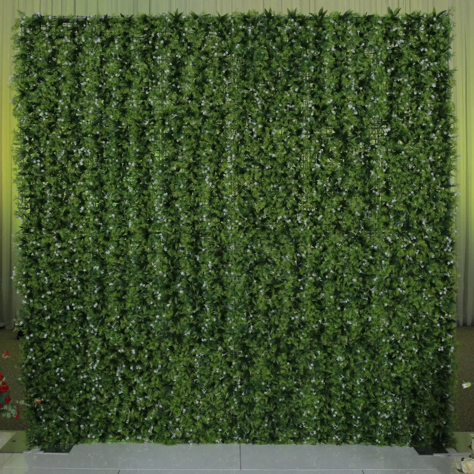 8ft x 8ft Portable Mixed Natural Greenery Backdrop Kit