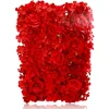 8ft x 8ft Portable Mixed Red Floral Backdrop Kit