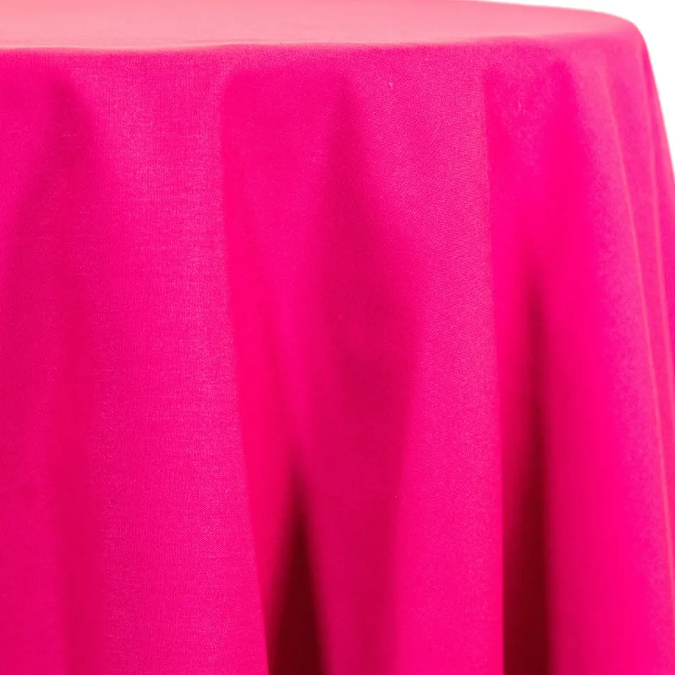 Fuchsia - Spun Polyester “Feels Like Cotton” Tablecloth - Many Size Options
