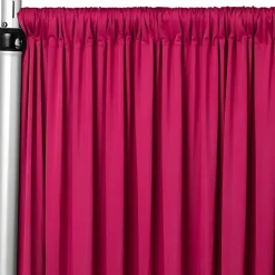 Fuchsia 4-Way Stretch Spandex Drape Panel - Choose your Size