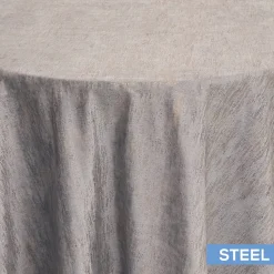 Gala Tablecloth by Eastern Mills - Steel - Many Size Options