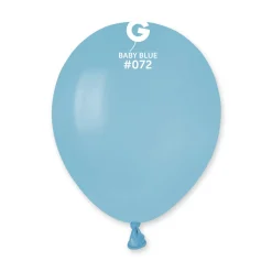 GEMAR Baby Blue 5" Balloon - 100 Pieces