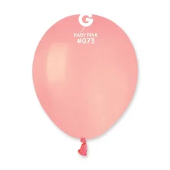 GEMAR Baby Pink 5" Balloon - 100 Pieces