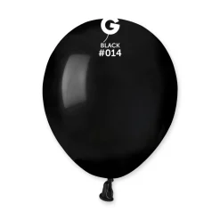 GEMAR Black 12" Balloon - 500 Pieces