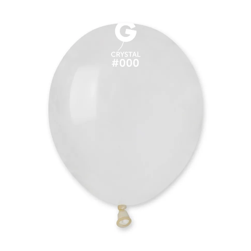 GEMAR Clear 5" Balloon - 100 Pieces