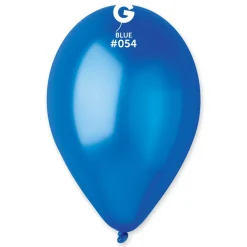 GEMAR Dark Blue 54 Metallic 12" Balloon - 50 Pieces