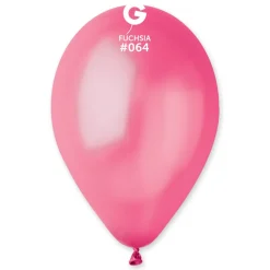 GEMAR Fuchsia Metallic 12" Balloon - 50 Pieces