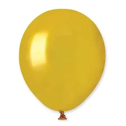GEMAR Gold 5" Balloon - 100 Pieces