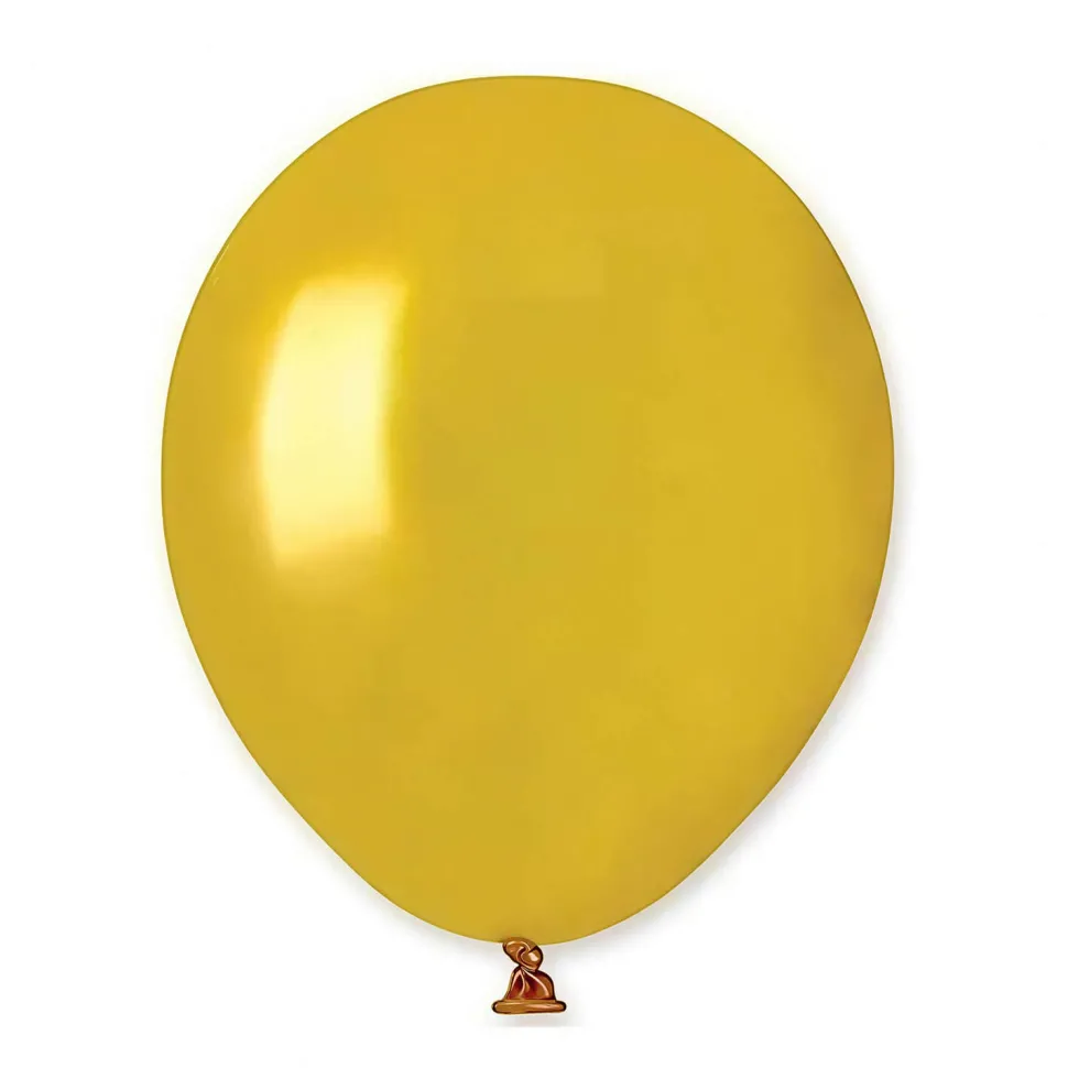 GEMAR Gold 5" Balloon - 100 Pieces