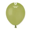 GEMAR Green Olive 12" Balloon - 50 Pieces