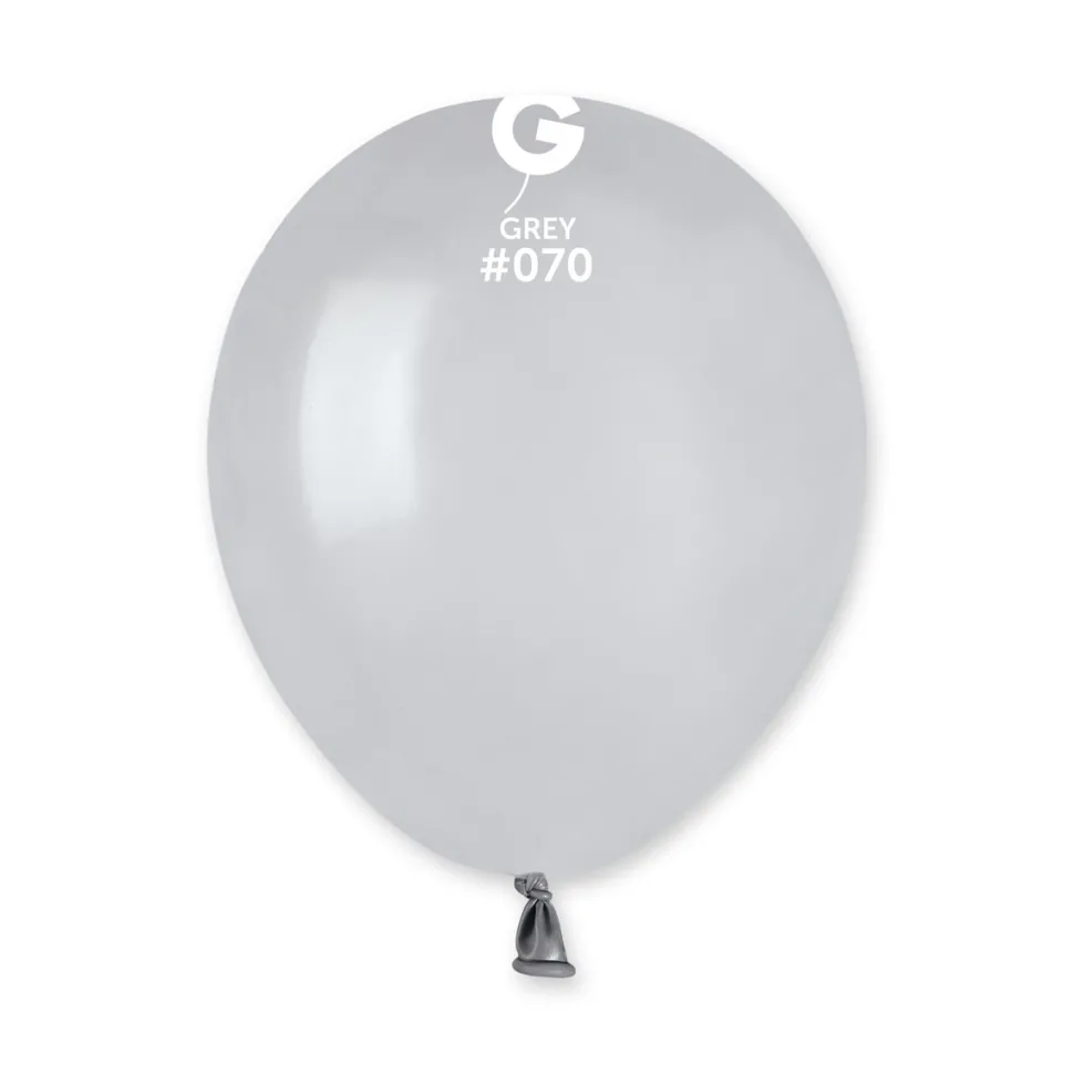 GEMAR Grey 19" Balloon - 25 Pieces