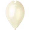 GEMAR Ivory Metallic 12" Balloon - 50 Pieces