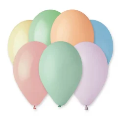 GEMAR Macaron Assorted 12" Balloon - 50 Pieces
