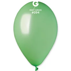 GEMAR Metal Mint Green 19" Balloon - 25 Pieces