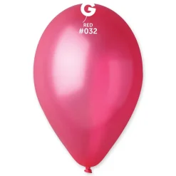 GEMAR Metal Red 32 5" Balloon - 100 Pieces
