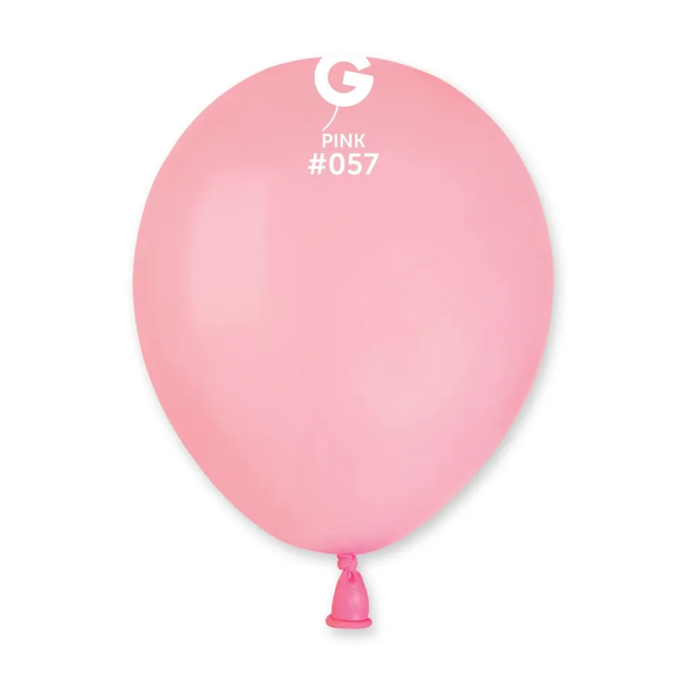 GEMAR Pink 5" Balloon - 100 Pieces