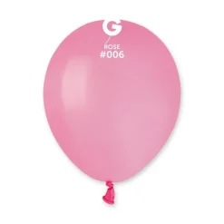 GEMAR Rose 5" Balloon - 100 Pieces