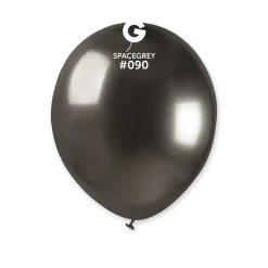 GEMAR Shiny Space Grey 19" Balloon - 25 Pieces
