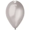 GEMAR Silver Metallic 12" Balloon - 500 Pieces