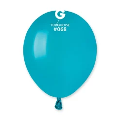 GEMAR Turquoise 5" Balloon - 100 Pieces