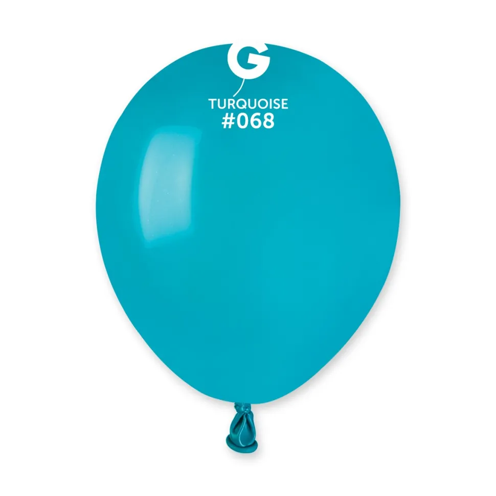 GEMAR Turquoise 19" Balloon - 25 Pieces