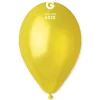GEMAR Yellow Metallic 12" Balloon - 50 Pieces