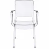 Ghost Chair Mateo Chair with Arms - Clear