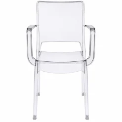 Ghost Chair Mateo Chair with Arms - Clear