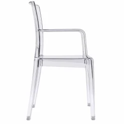 Ghost Chair Mateo Chair with Arms - Clear